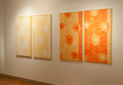 Installation shot of the 'When the Garden Speaks' exhibition at WKP Kennedy Gallery